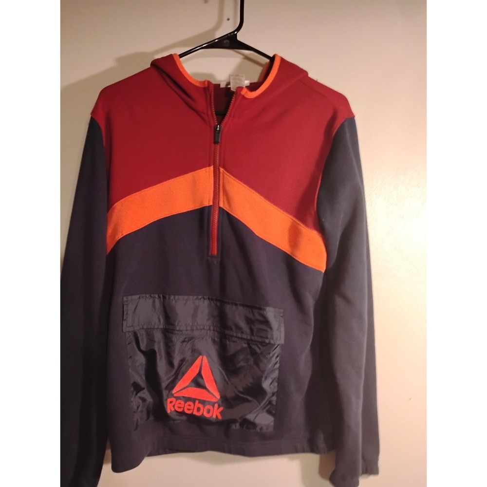 Woman's Reebok Vintage Cotton Pullover Sz.18, Xxl, Red,Blue,Orange,Gray Sleeved - Picture 2 of 9